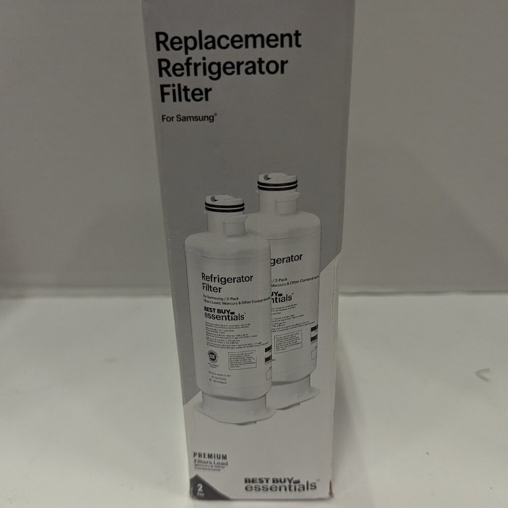 Best Buy Essentials Samsung Refrigerator Water Filter 2-Pack HAF-QIN/DA97-08006C